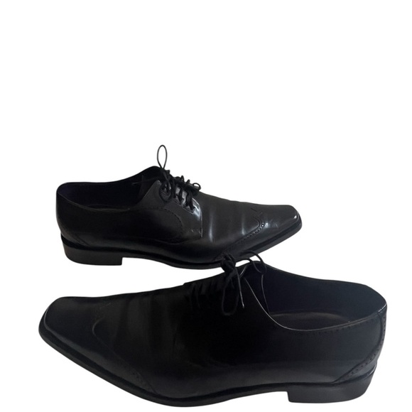 Men\'s Black Leather Dress Shoes